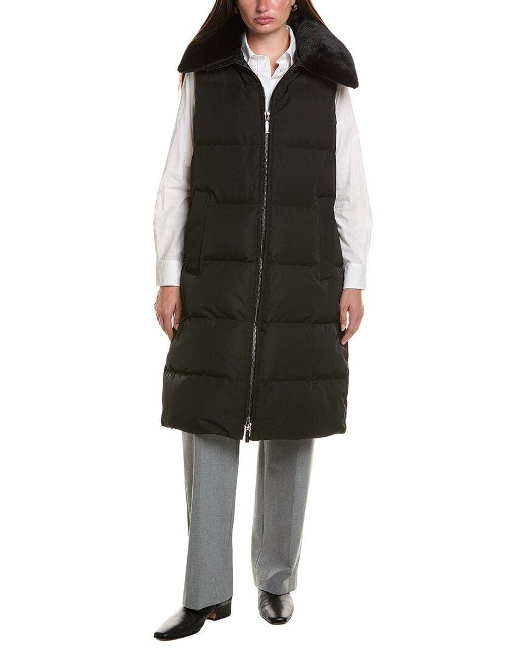Dawn Levy Black Miles Puffer Vest