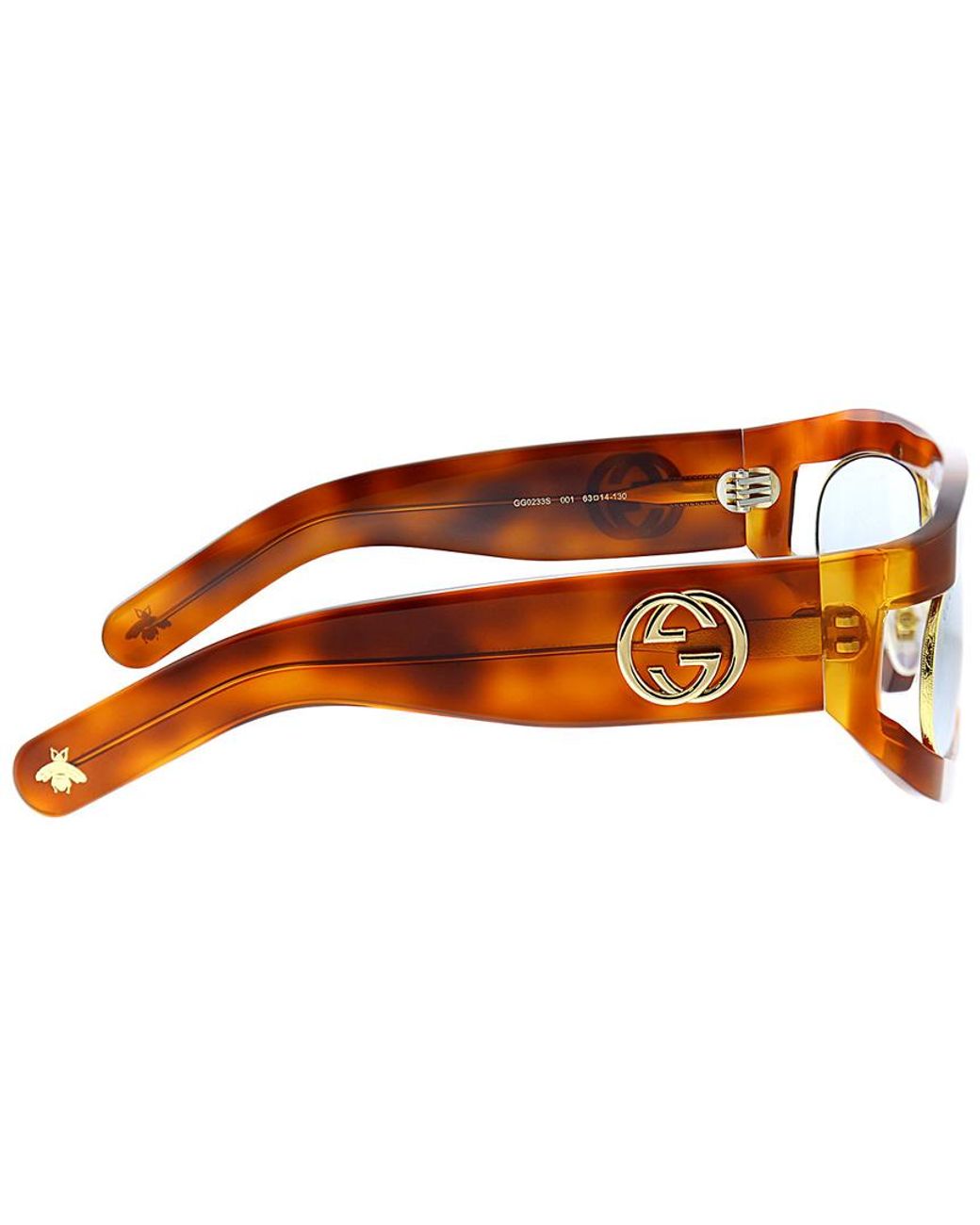 Gucci Satin Gg0233s Sunglasses | Lyst