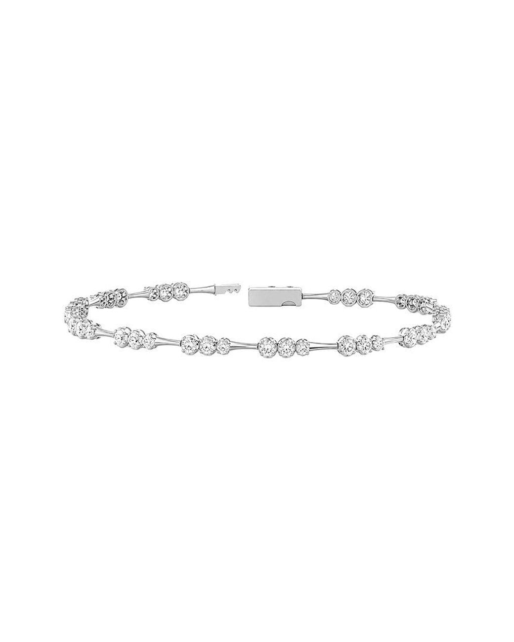 Lab Grown Diamonds White 14K 1.97 Ct. Tw. Lab-Grown Diamond Tennis Bracelet