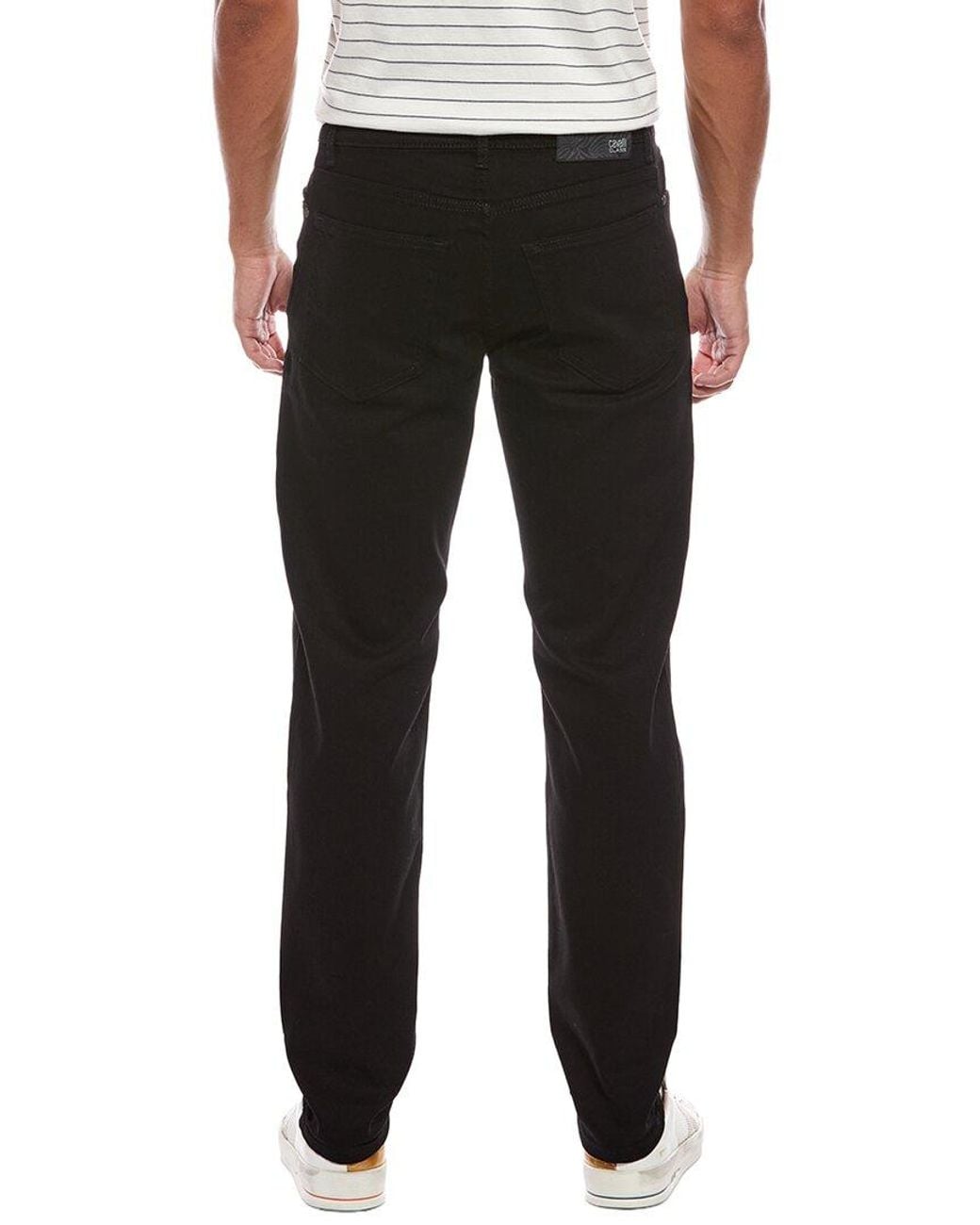 Roberto Cavalli Black Straight Washed Jean for men