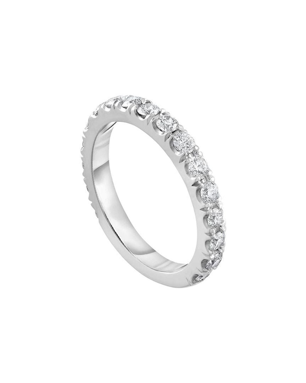 Diana M White Fine Jewelry 18k 0.75 Ct. Tw. Diamond Eternity Ring