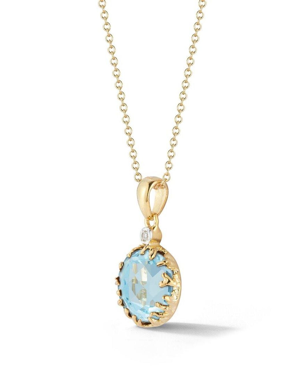 Reiss Metallic 14K 3.02 Ct. Tw. Diamond Necklace