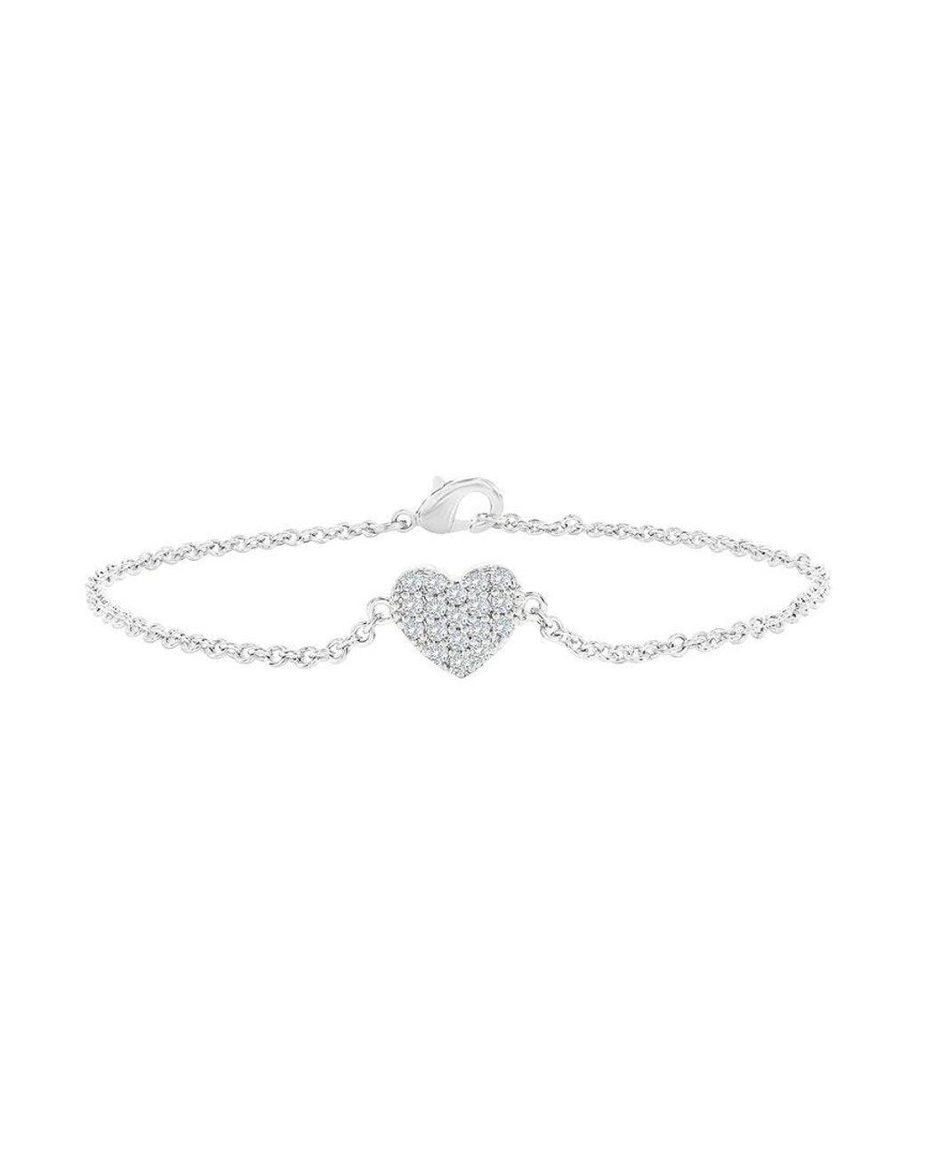 Donatello Gian White Cz Tennis Bracelet