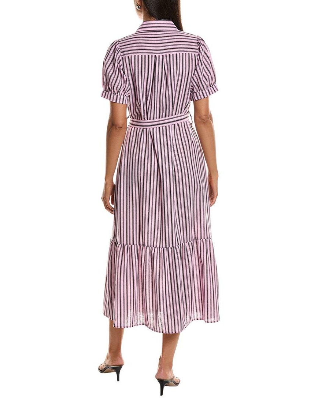 LUXE ALWAYS Purple Shirtdress