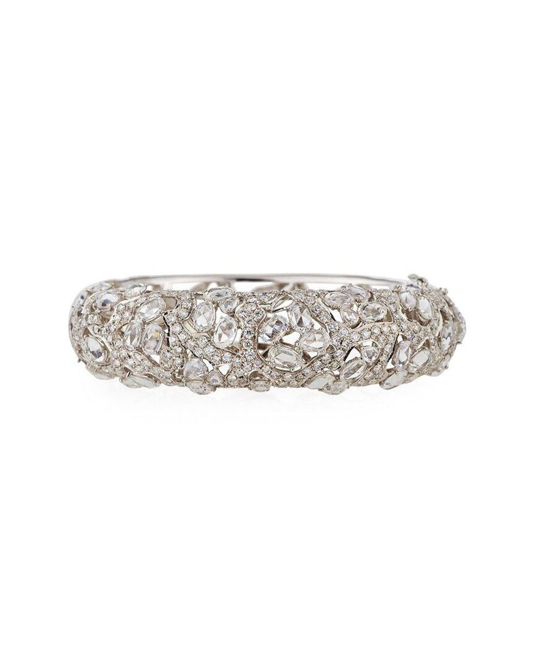 Diana M White Fine Jewelry 18k 6.37 Ct. Tw. Diamond Bracelet