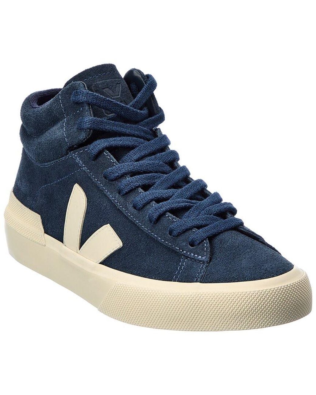 Veja Blue Minotaur Suede High Top Trainers