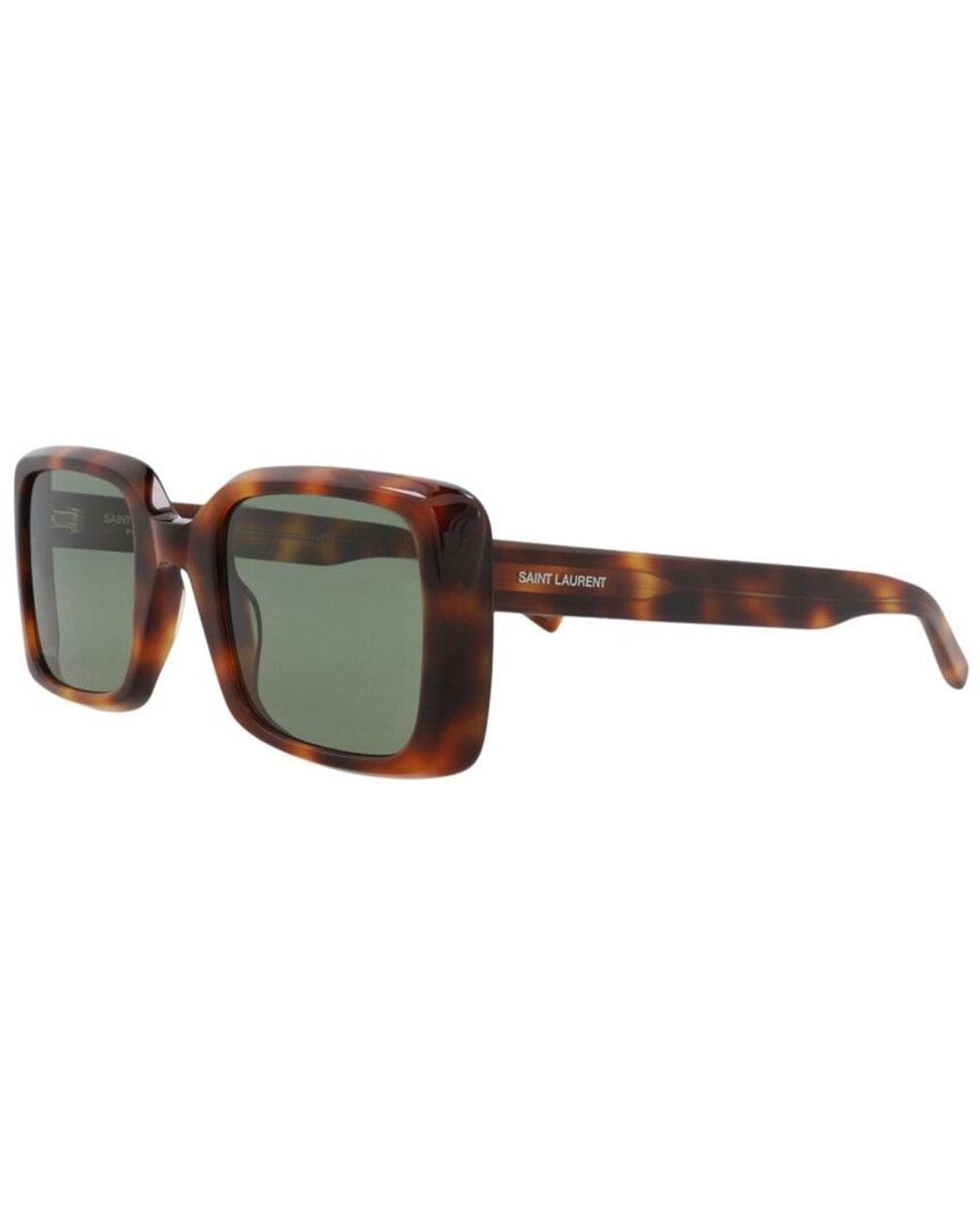 Saint Laurent Brown Sl497 51Mm Sunglasses