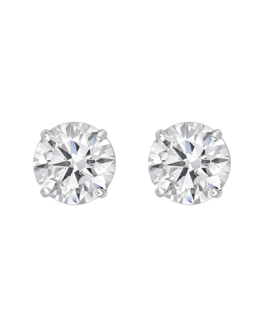 Diana M Metallic Diana M. 14K 2.00 Ct. Tw. Lab-Grown Diamond Earrings