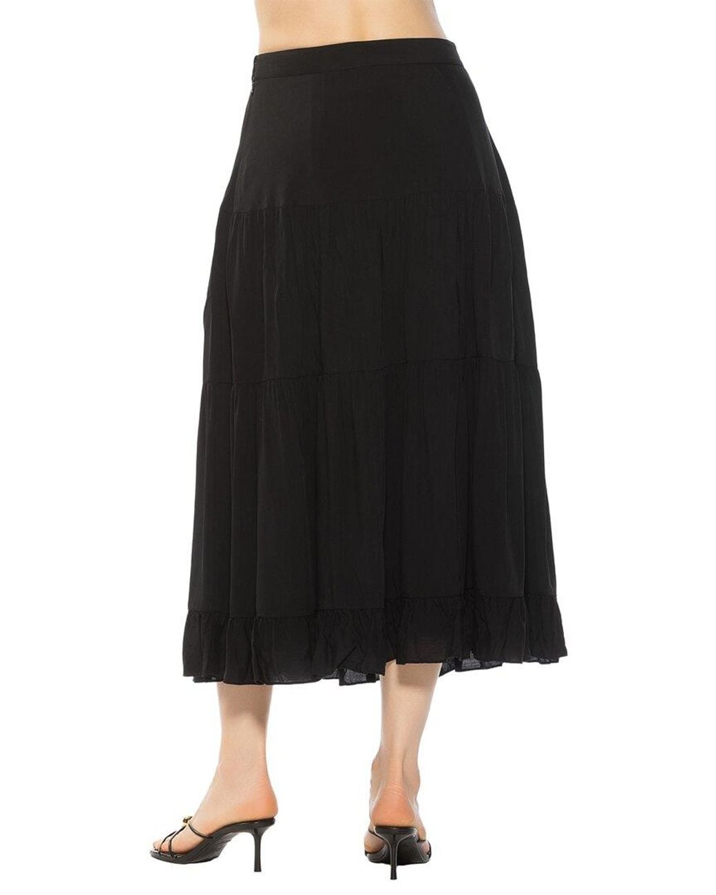 Alexia Admor Black Amelie A-Line Skirt