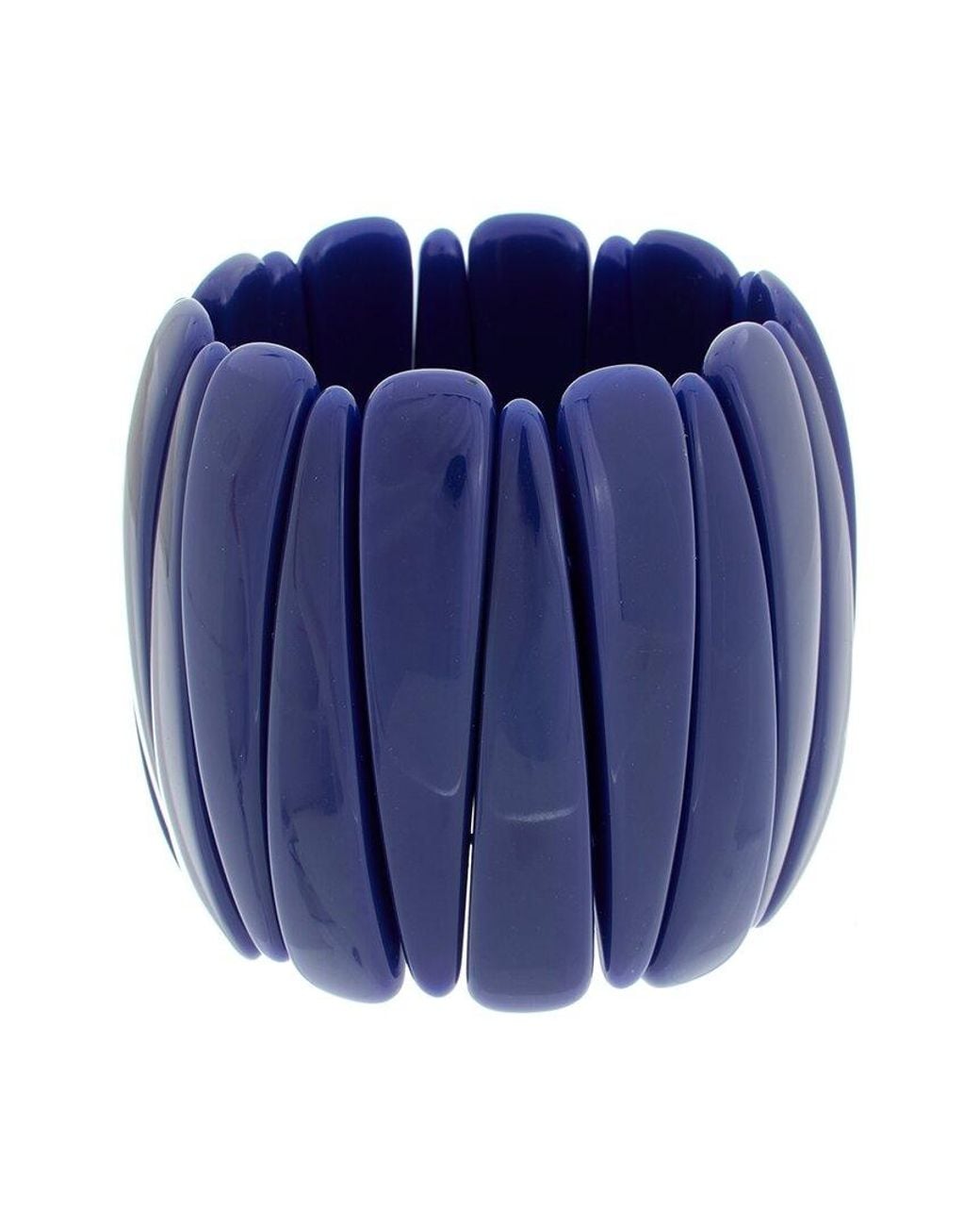 Kenneth Jay Lane Blue Stretch Bracelet