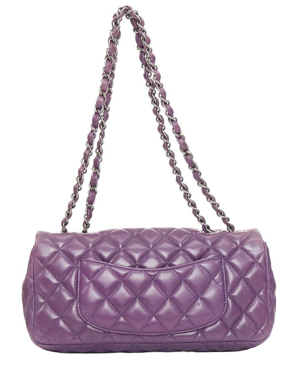 Chanel Purple Quilted Lambskin 2008 Bag (Authentic Pre-Loved)
