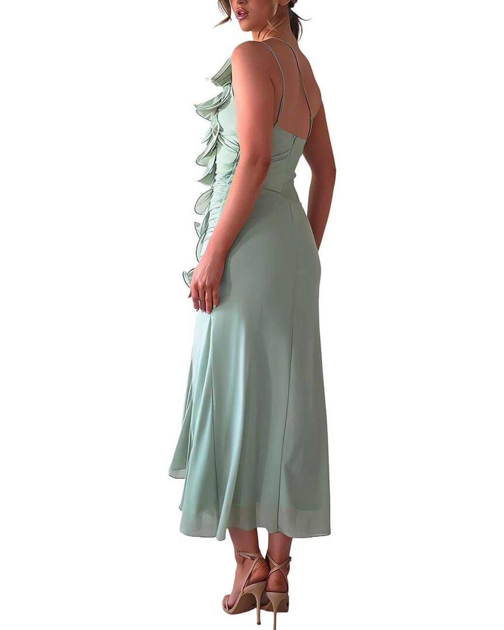 CAMILA BLANCO Green Maxi Dress