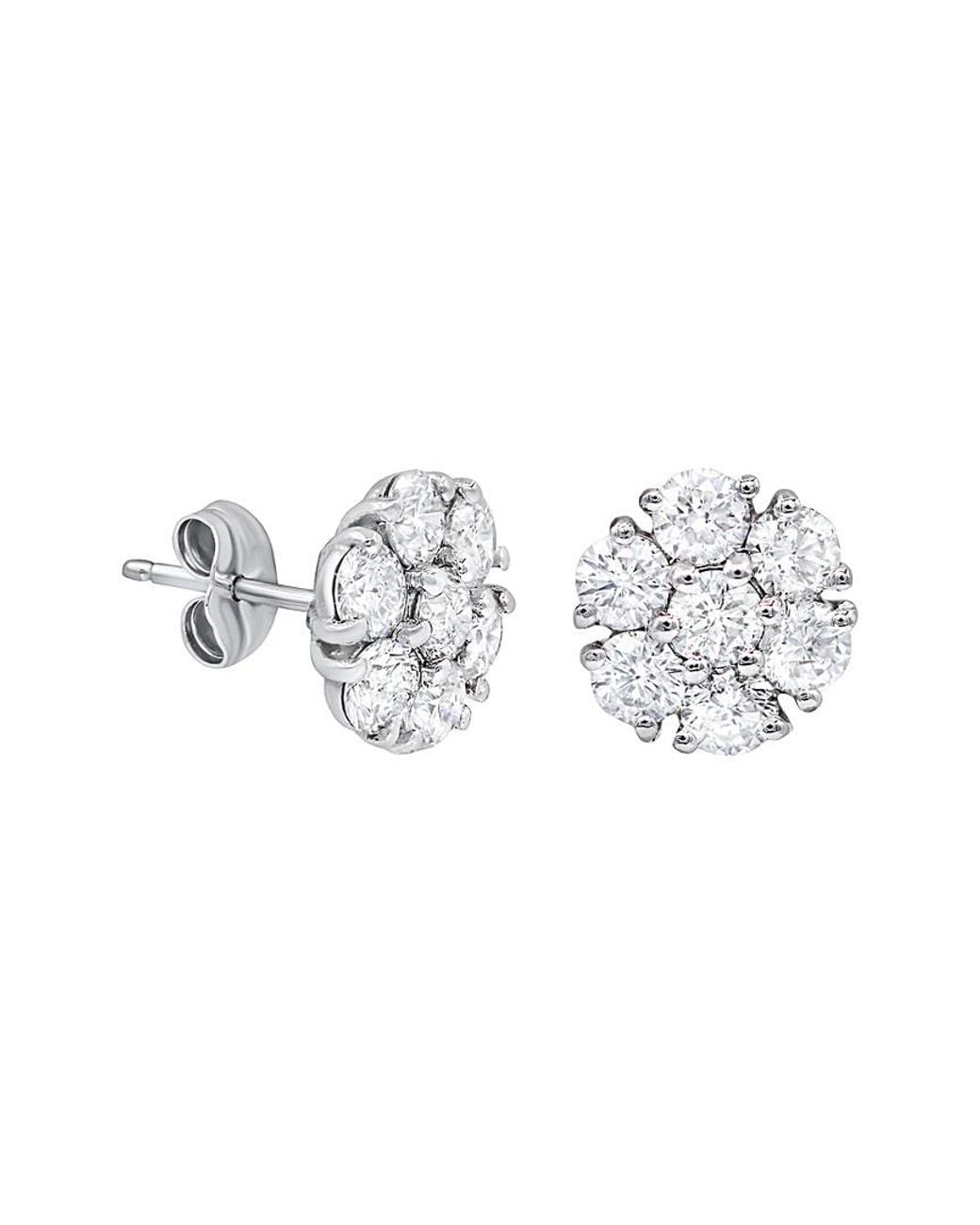 Diana M Metallic Fine Jewelry 18k 4.50 Ct. Tw. Diamond Studs