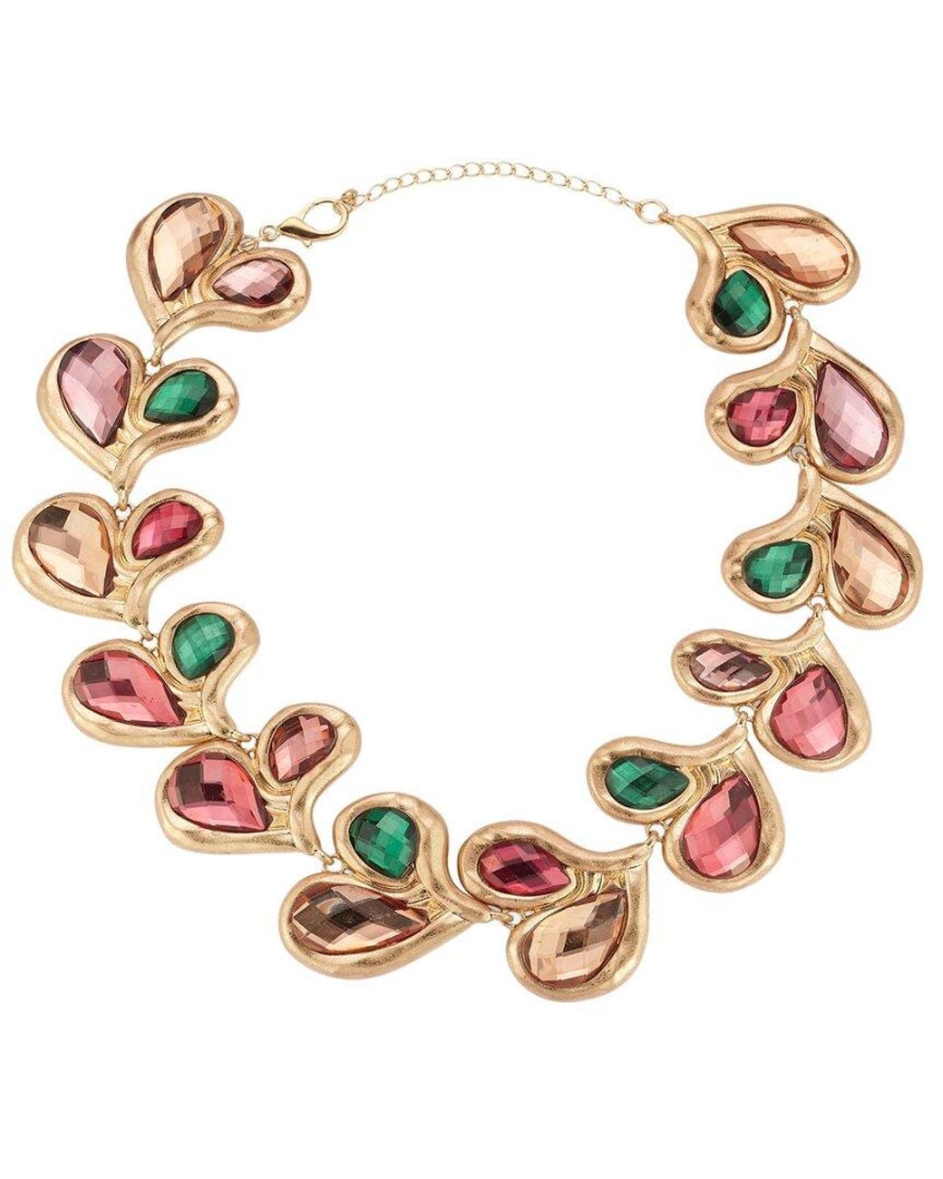 Sphera Milano Metallic Plated Cz Necklace