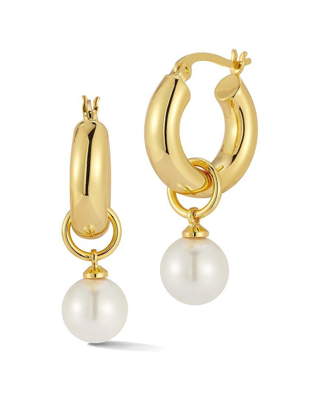 Glaze Jewelry Metallic 18K Plated Dangle Earrings