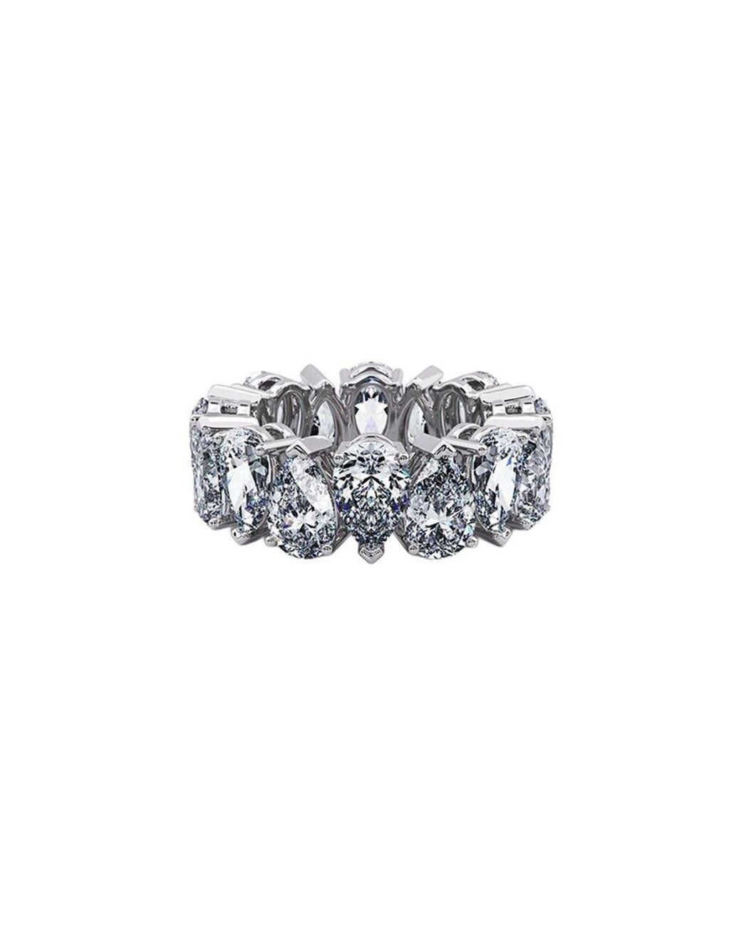 Lab Grown Diamonds White 14K 10.10 Ct. Tw. Lab-Grown Diamond Eternity Ring