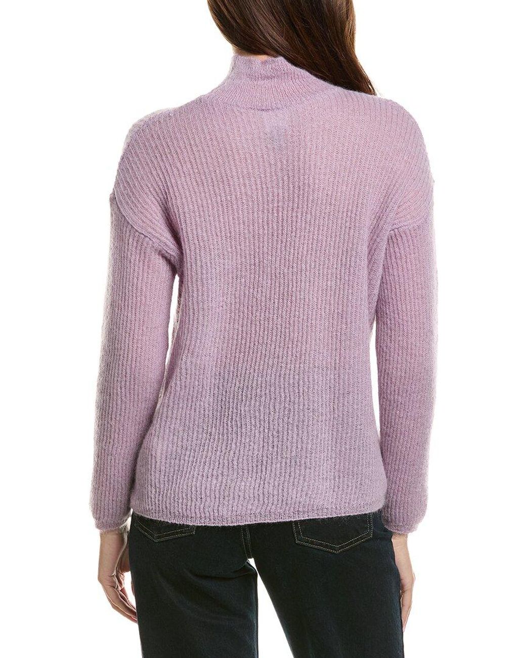 Max Mara Purple Mm By Tenna Mohair-Blend Sweater