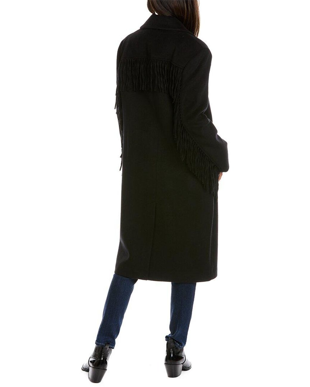 Long Wool-blend Coat 