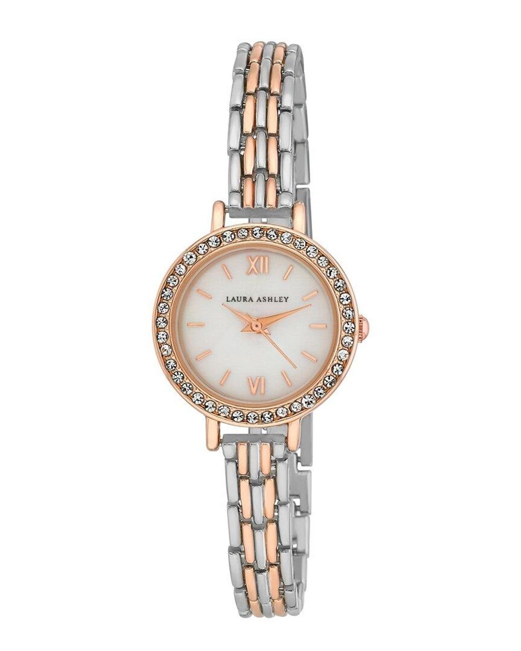 Laura Ashley Women's Quartz Rose Gold-Tone Alloy Watch 30mm - ShopStyle