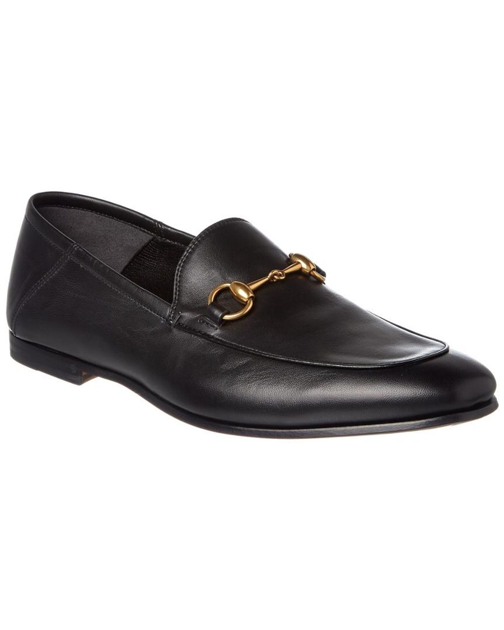 Gucci Brixton Horsebit Leather Loafer in Black for Men | Lyst UK
