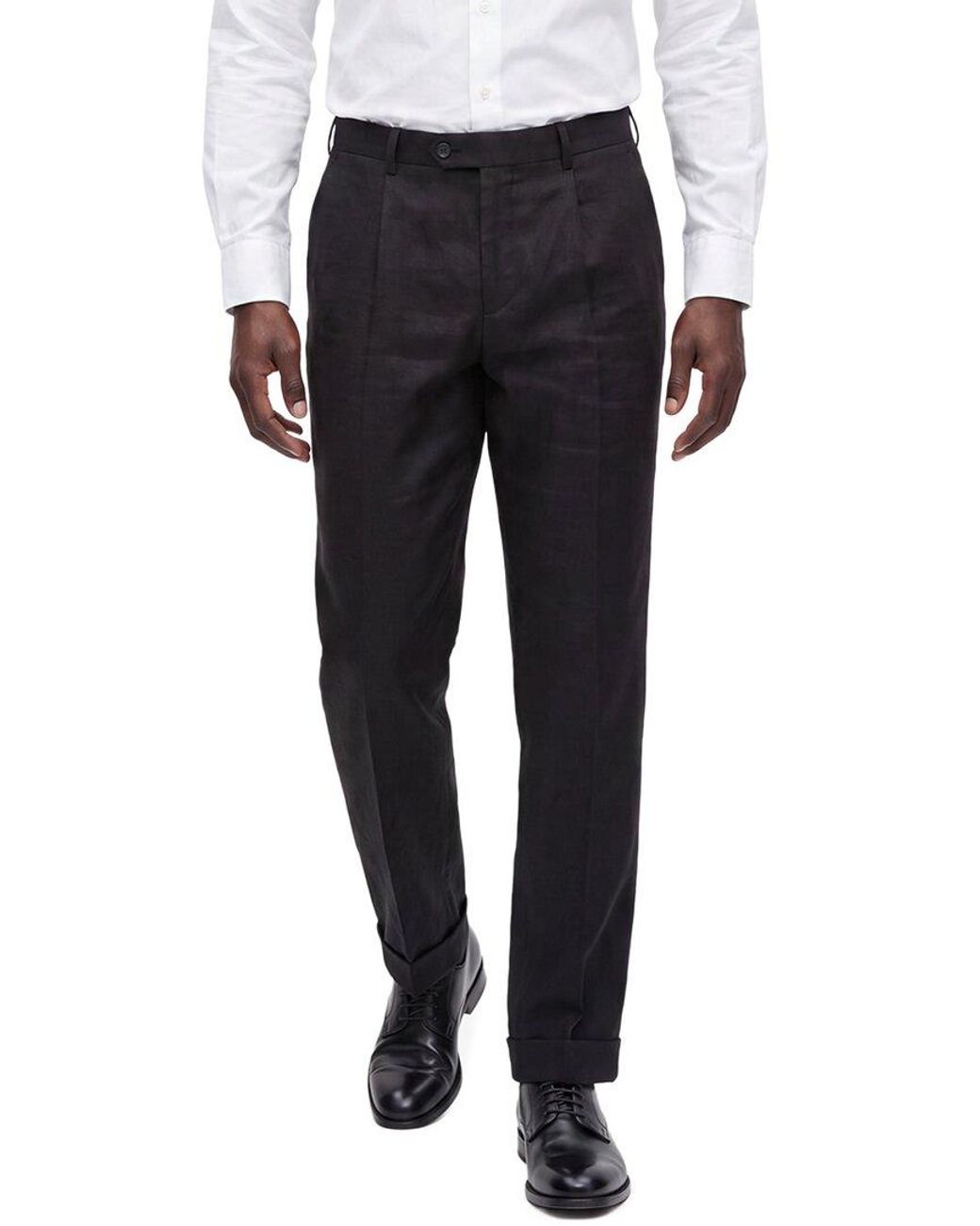 Kilgour Black Wool Trouser for men
