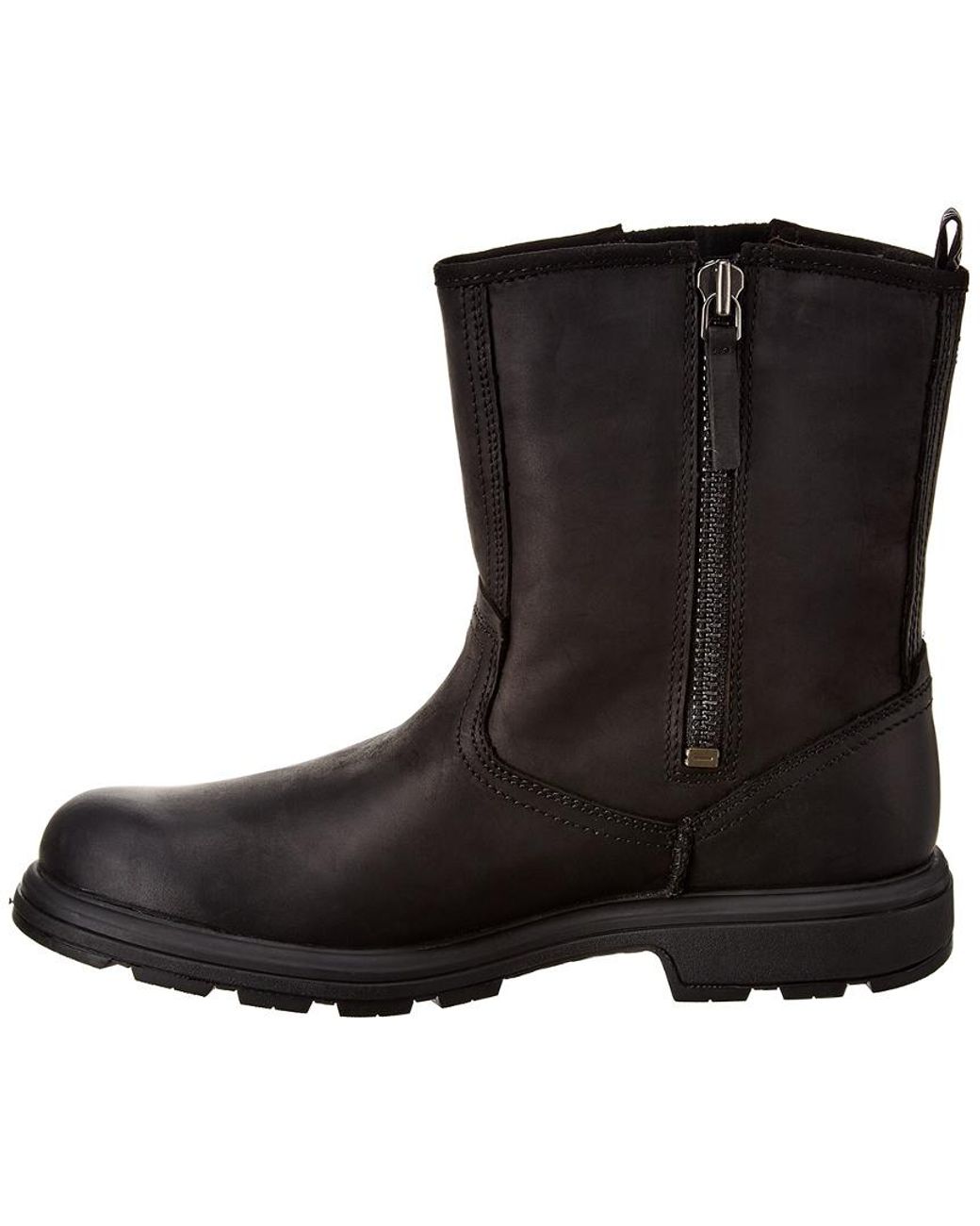 UGG biltmore moto boot black UGG BILTMORE BLACK WATERPROOF LEATHER ZIP 6.5 | eBay main image 4