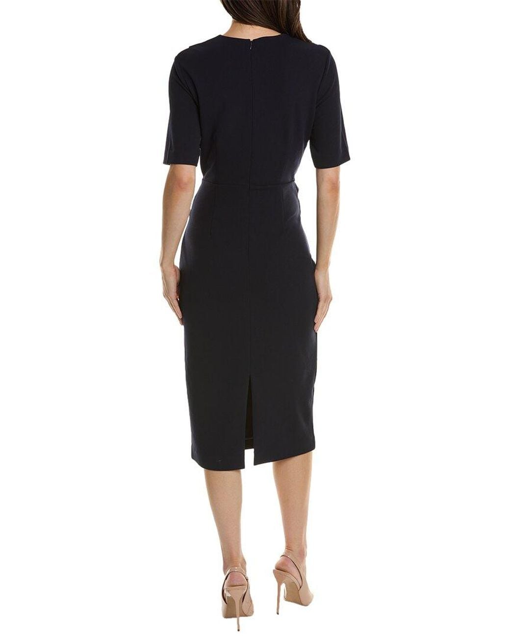 Alexia Admor Black Harper Midi Dress