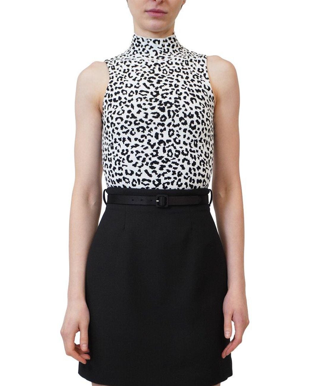 Adam Lippes Black Turtleneck Top