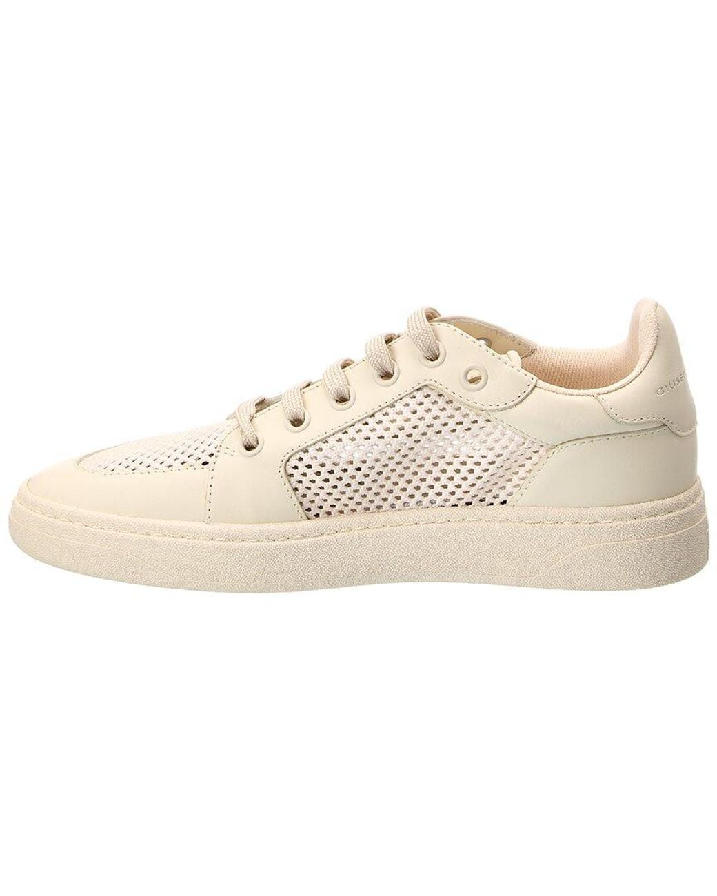 Giuseppe Zanotti Natural Gz/94 Mesh & Leather Sneaker for men