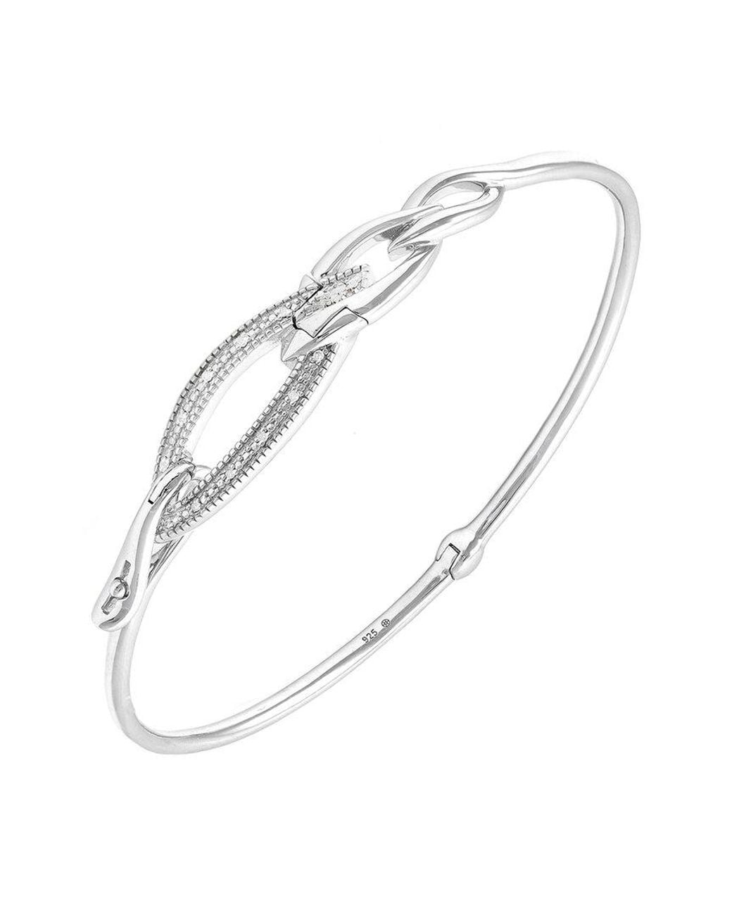 Diamond Select Cuts White 0.03 Ct. Tw. Diamond Bangle