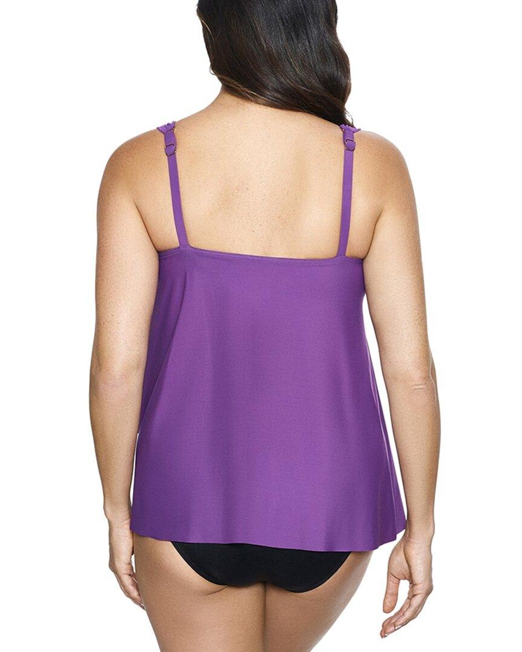 Miraclesuit Purple Razzle Dazzle Dazzle Tankini