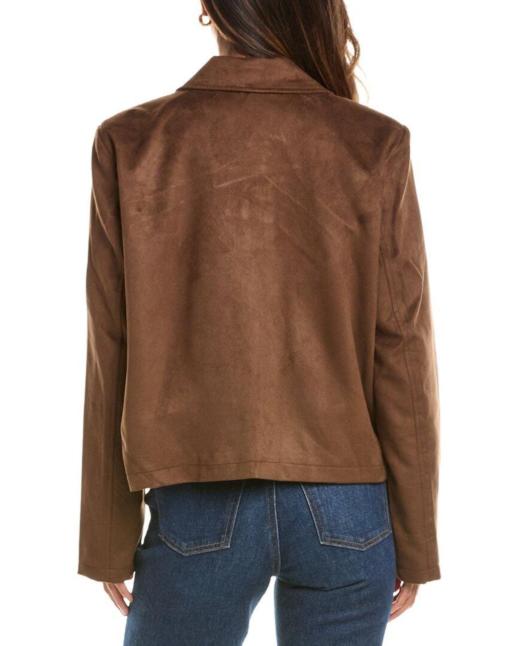NVLT Brown Embellished Trucker Jacket