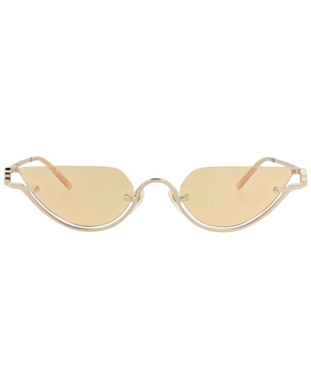 Gucci White Gg1603S 53Mm Sunglasses