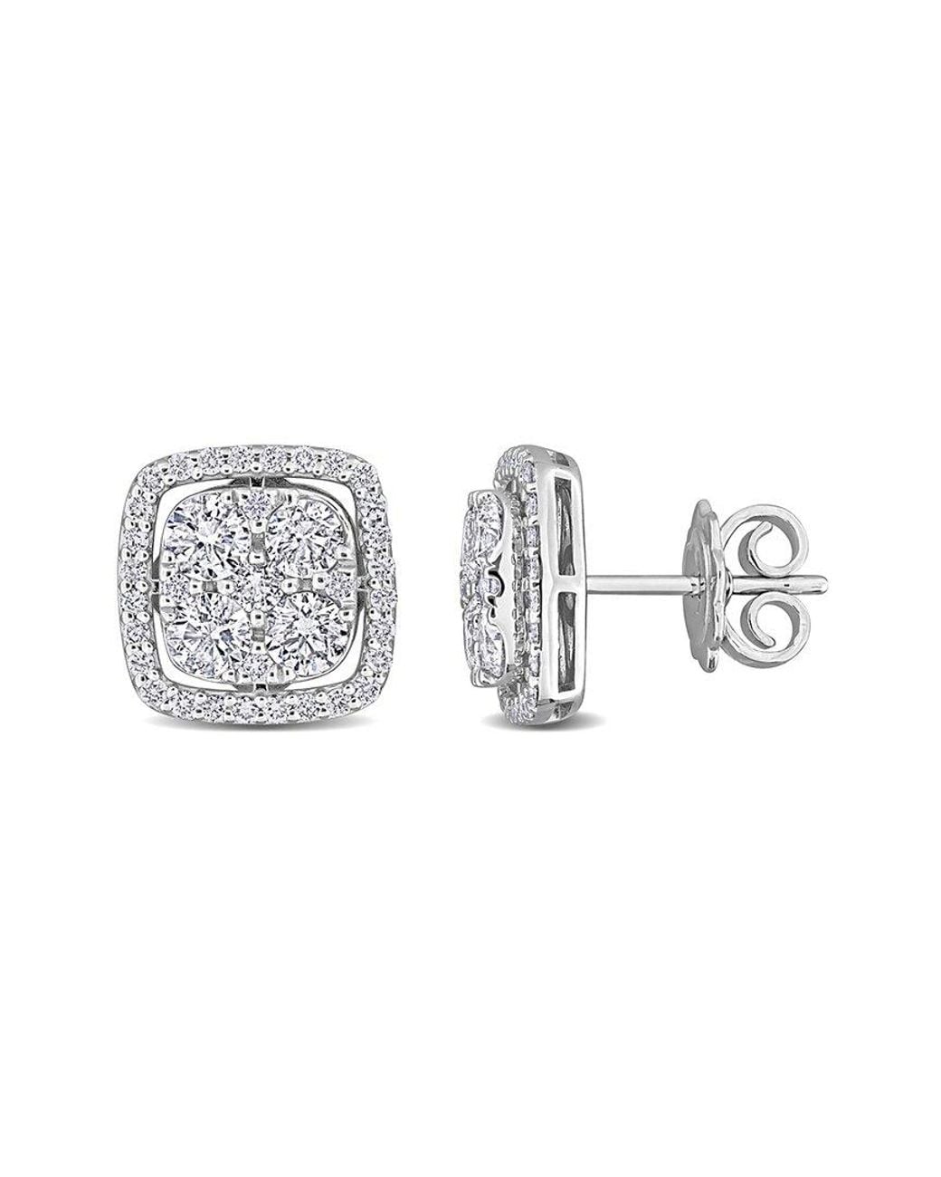 Rina Limor Metallic 14k 1.86 Ct. Tw. Diamond Studs