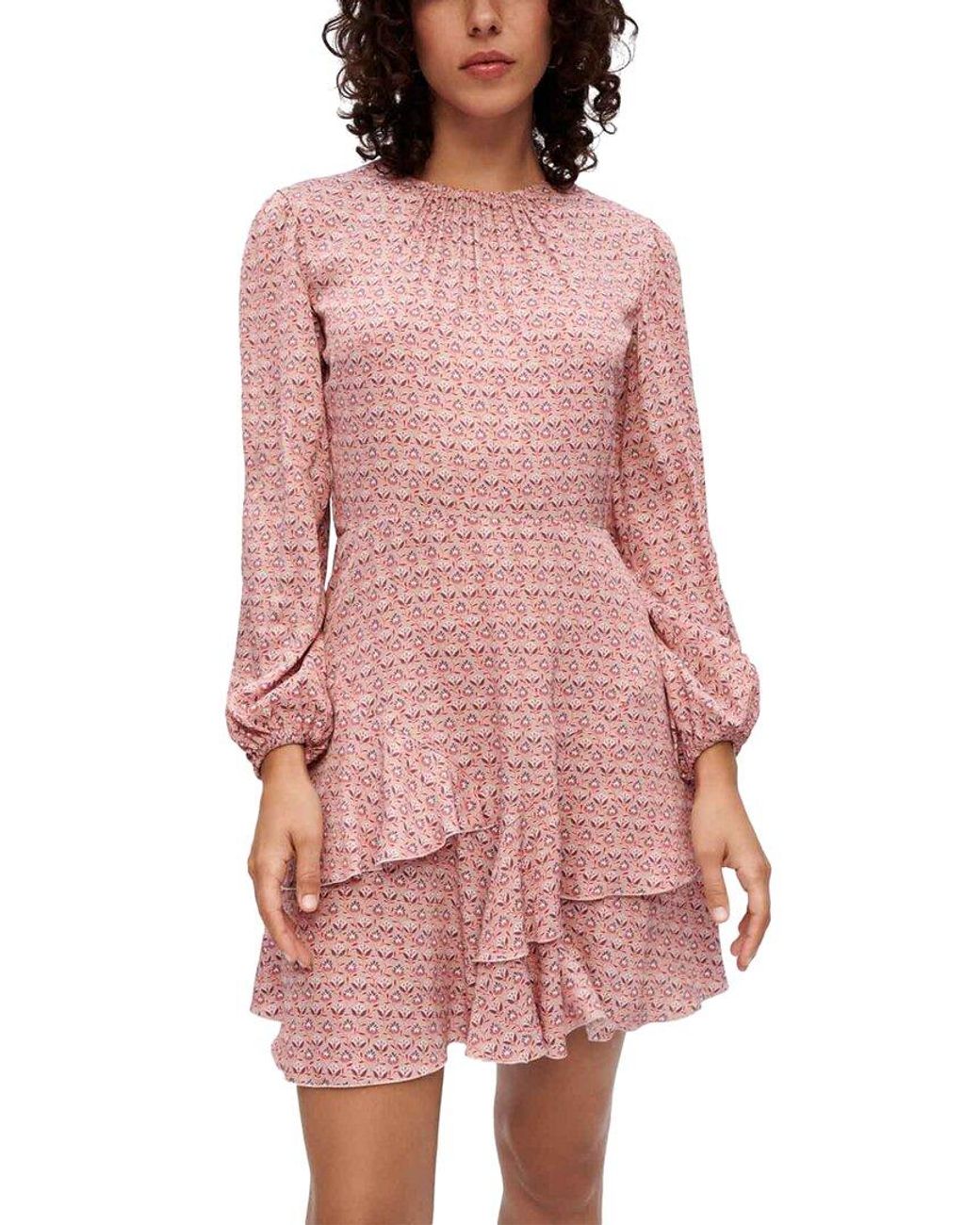 Maje Red Rilivia Mini Dress