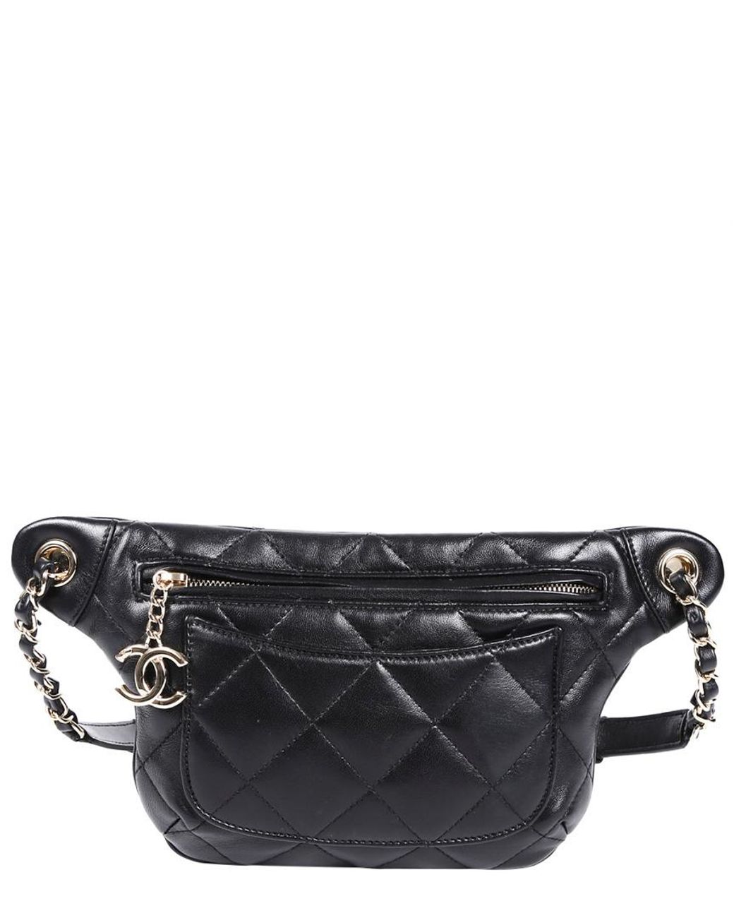 Chanel Black Quilted Leather Bi Classic Belt Bag Nm | Lyst UK