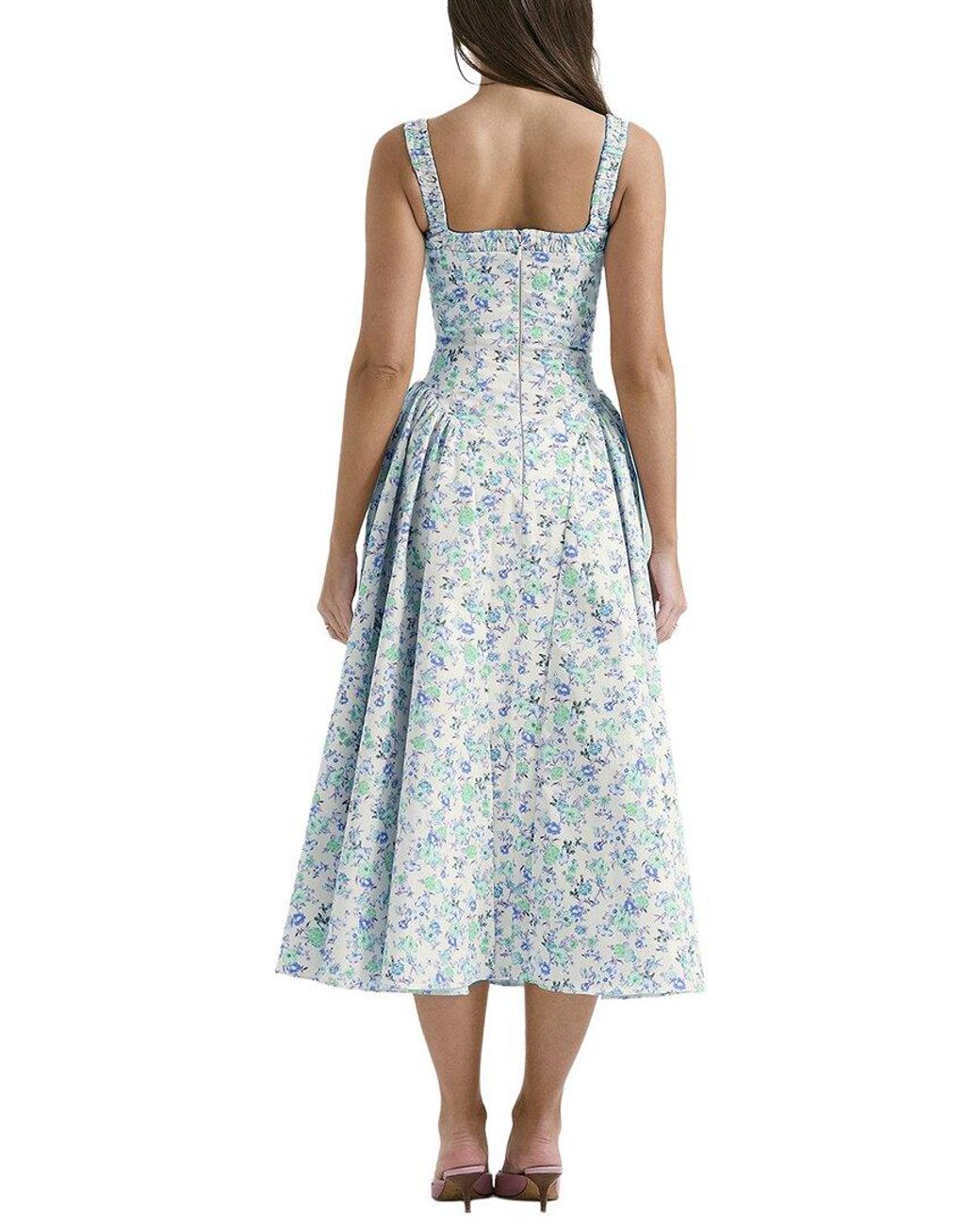 CAMILA BLANCO Blue Midi Dress