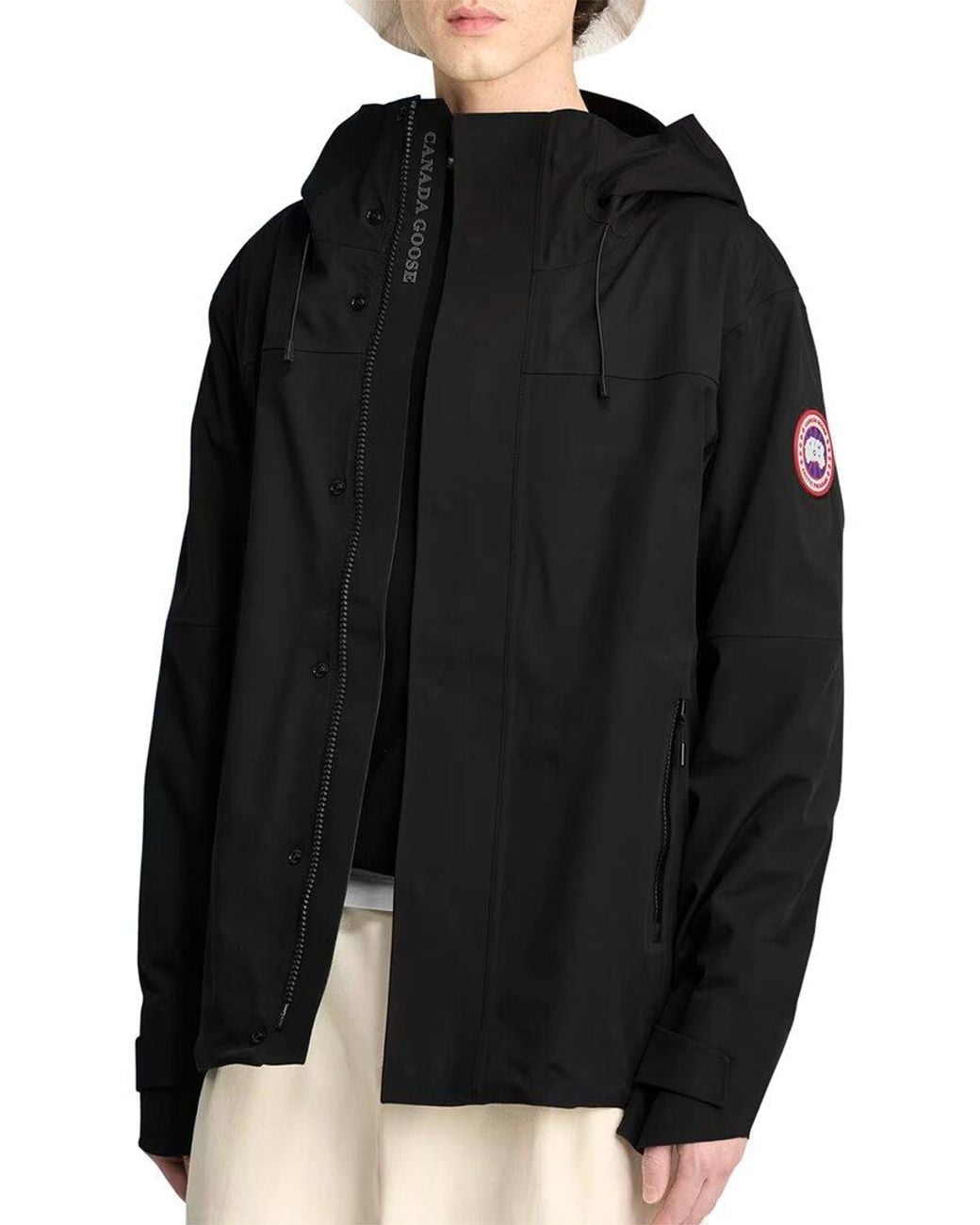 Canada Goose Black Rupert Rain Jacket for men