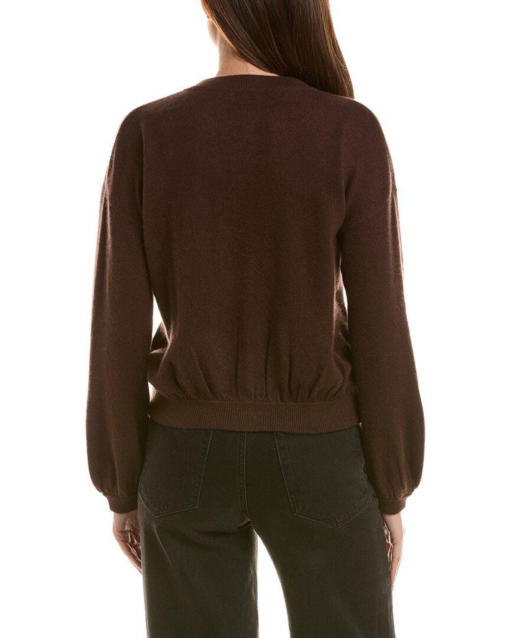 InCashmere Brown 100% Cashmere Cardigan