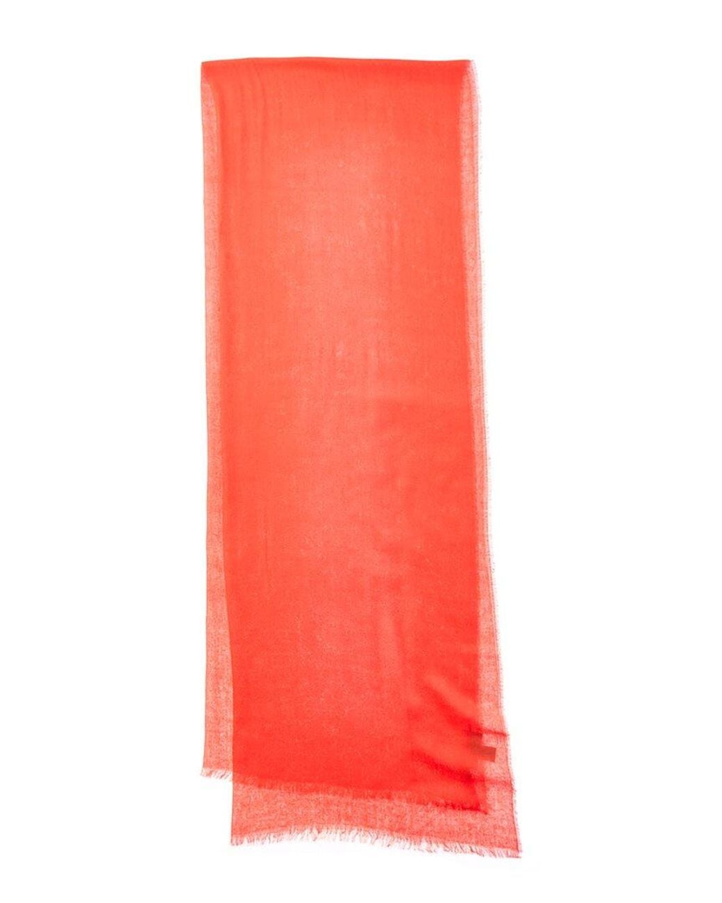 Bruno Magli Red Cashmere-blend Scarf