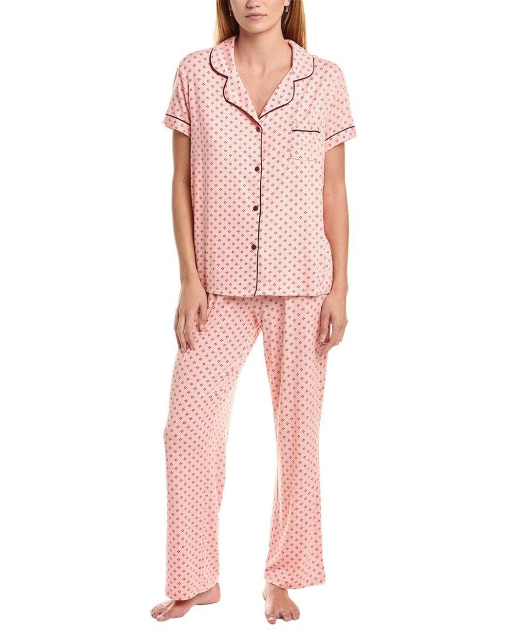 Tart Collections Pink 2Pc Ginnie Pajama Pant Set