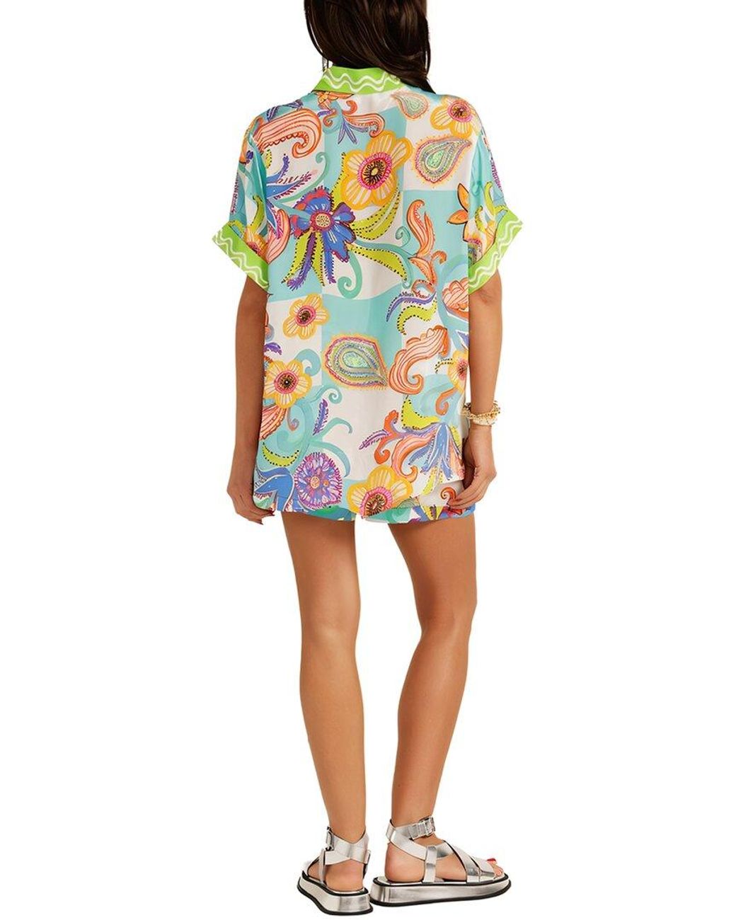 LEON GORI Multicolor Shirt & Short Set
