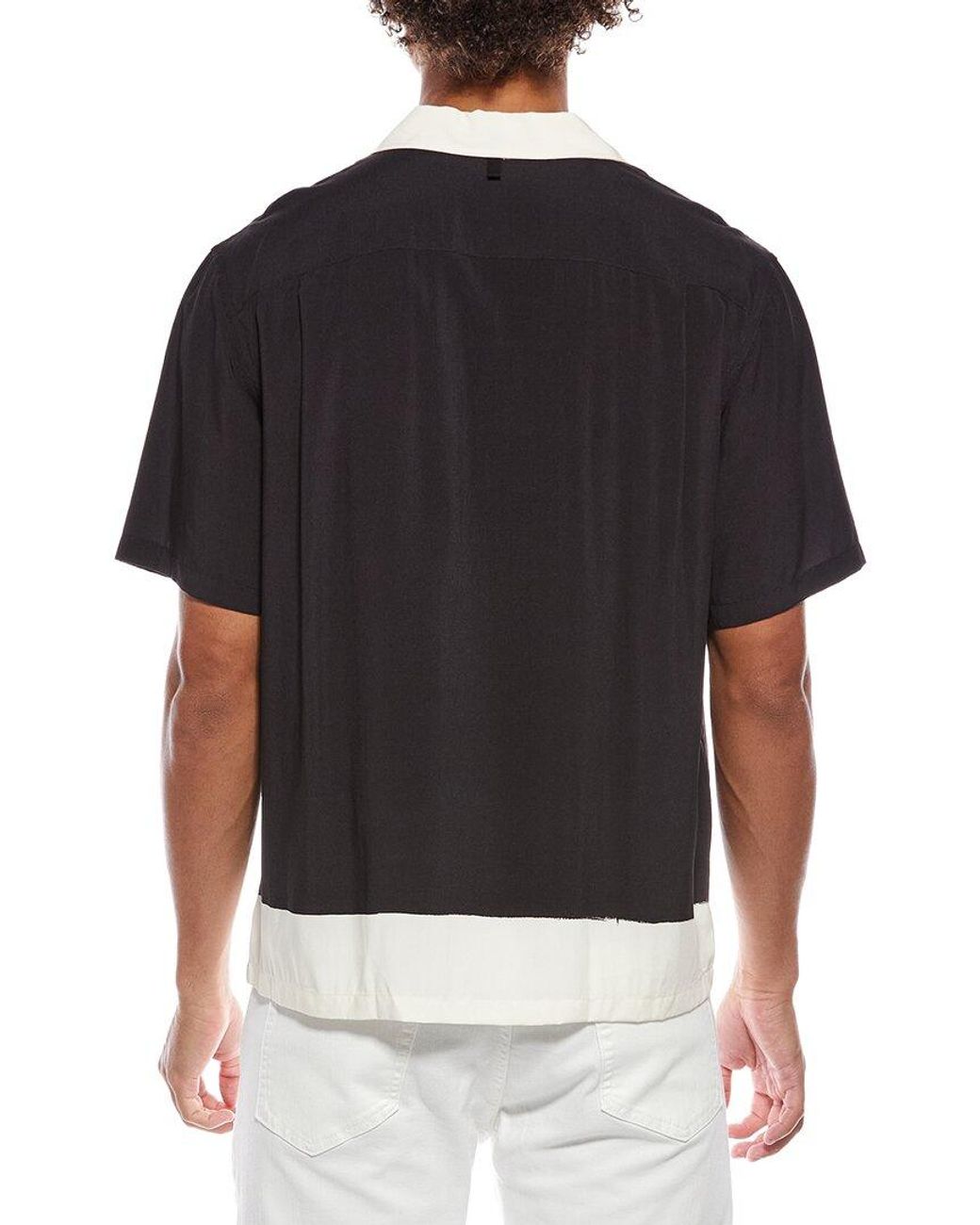 Rag & Bone Black Avery Vacation Shirt for men