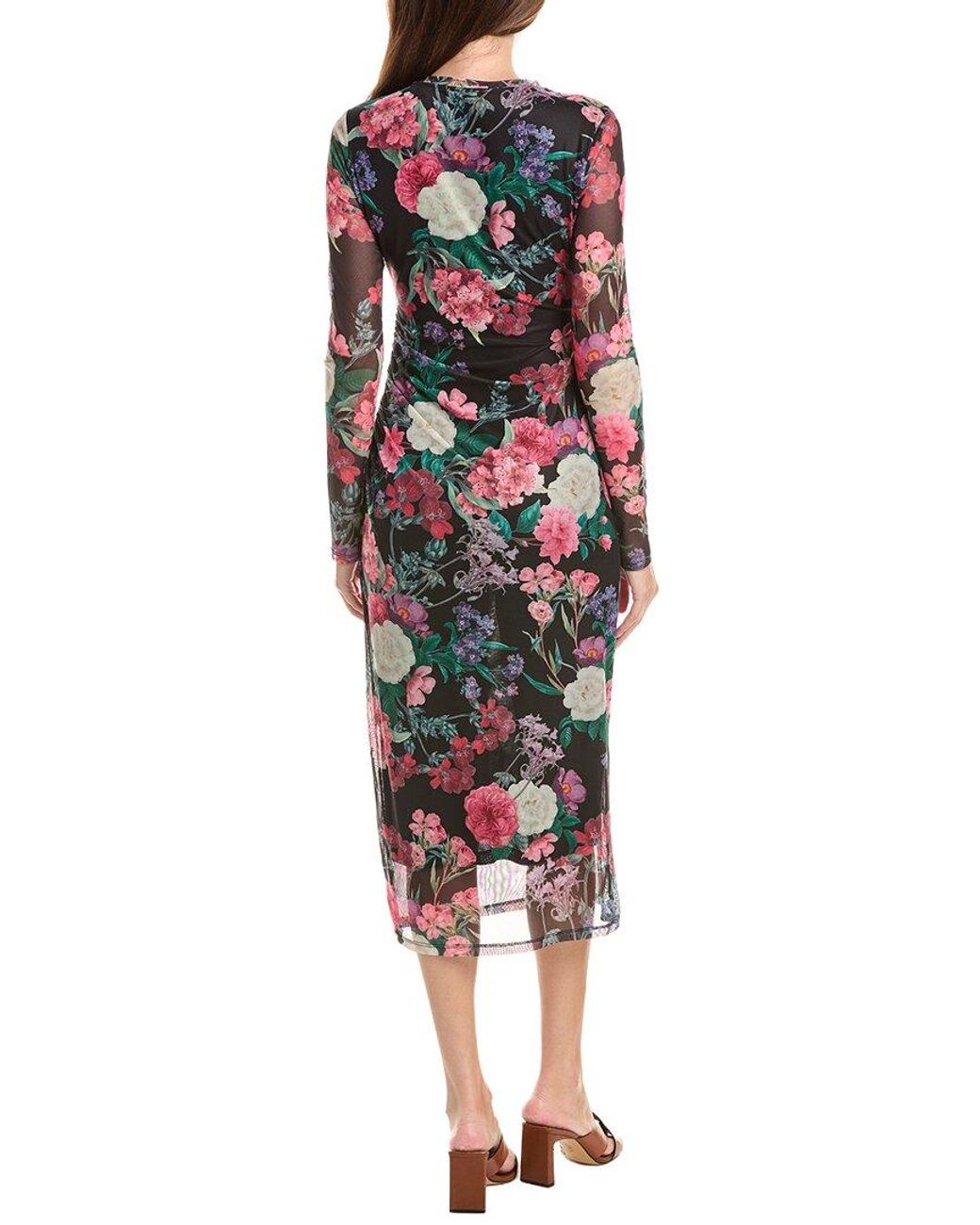 Ted Baker Red Petal Season Midi Dress