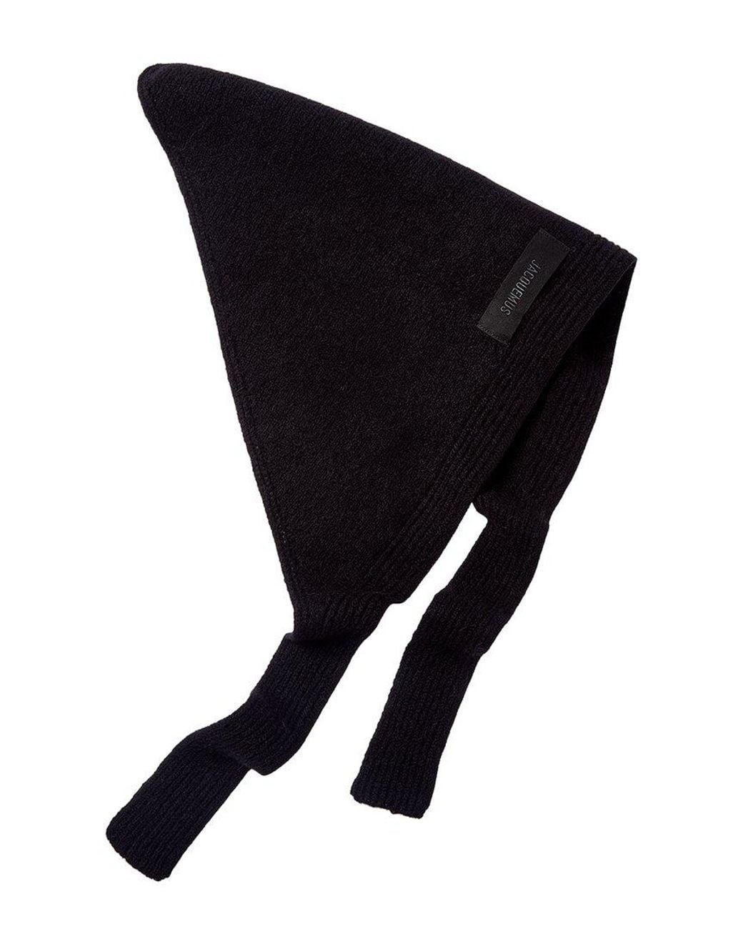 Jacquemus Black Alpaca & Wool-Blend Scarf