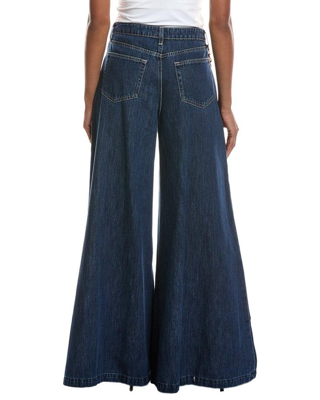 L'Agence Blue Chayse High-Rise Super Wide Leg