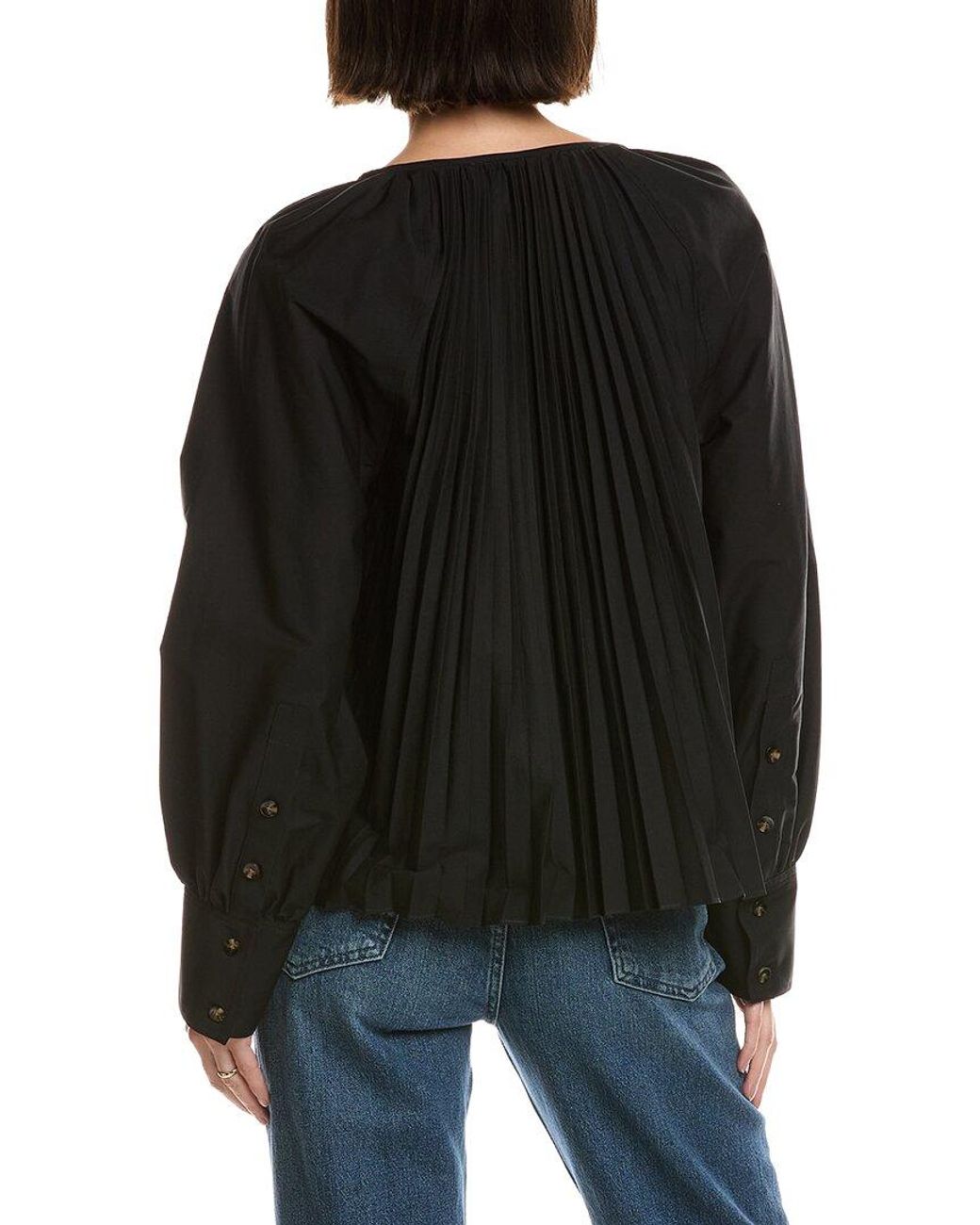 Proenza Schouler Black Monica Top