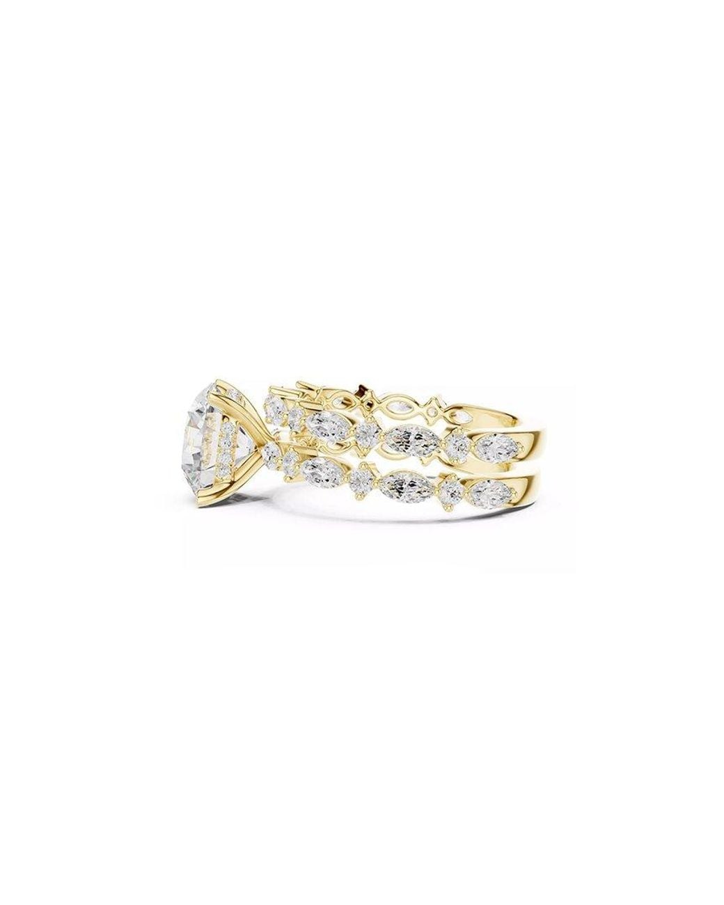 Lab Grown Diamonds White 14K 3.85 Ct. Tw. Lab-Grown Diamond Ring