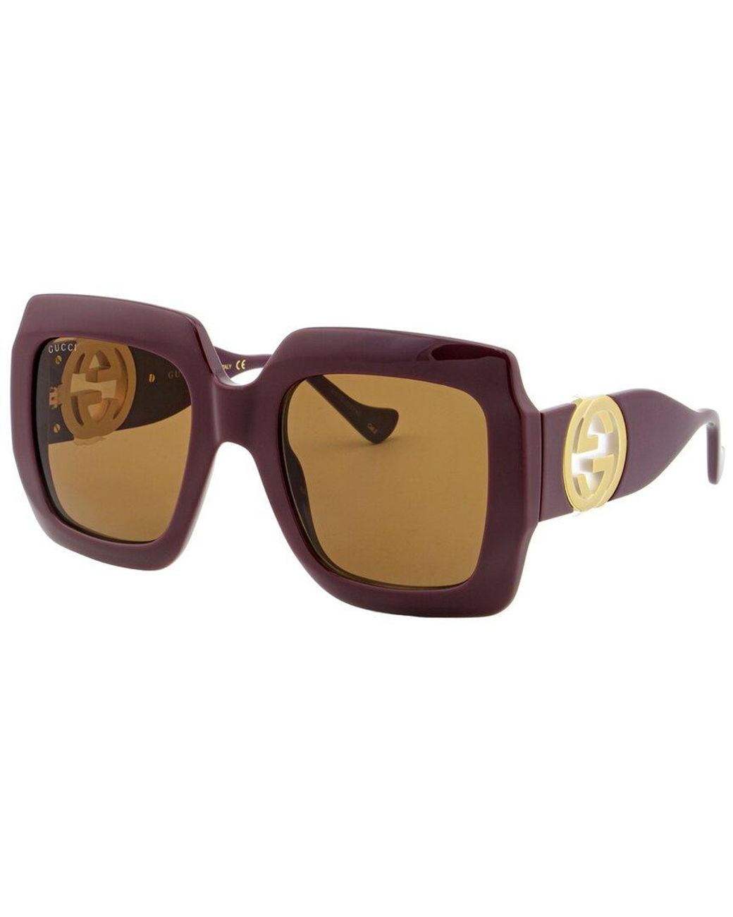 Gucci GG1022S 54mm Sunglasses in Brown Lyst