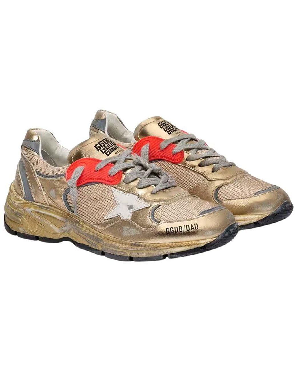 Golden Goose Deluxe Brand Pink Dad-Star Leather Sneaker
